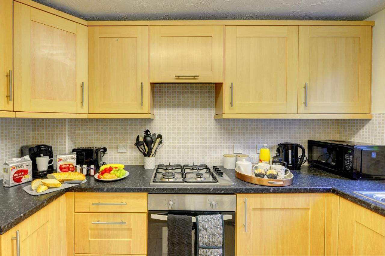 Modern 2 Bed House Sleeps 6 Southam Town Centre - Inspire Homes Ltd מראה חיצוני תמונה